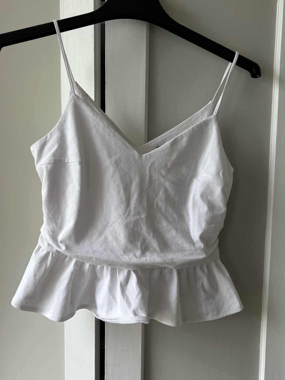 Women’s XS Express Cropped Ruffle Top